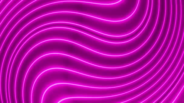 Яркий Светящийся Неоновый Цвет Фона Движения Фон Светящегося Движения Glowing — стоковое видео