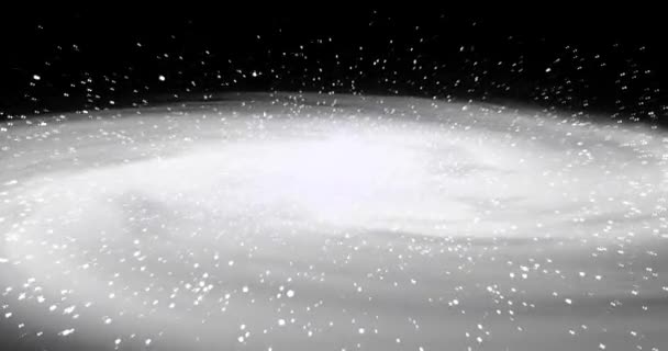 Galáxia Girando Buraco Negro Fundo Espaço Animação Abstrata Galaxy Com — Vídeo de Stock