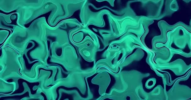 Abstrakte Grüne Hintergrundanimation Bunte Diagonale Flüssigkeitsverlauf Hintergrund — Stockvideo