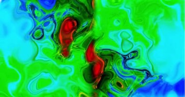 güzel arkaplan & sıvı Canlandırma videosu, Soyut Arkaplan Renkli Dalgalı 4k.