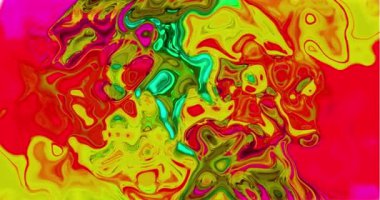 güzel arkaplan & sıvı Canlandırma videosu, Soyut Arkaplan Renkli Dalgalı 4k.