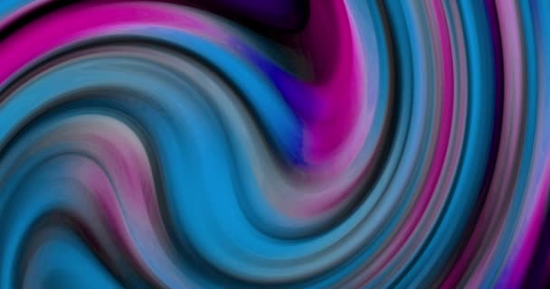 Waving Twirl Colorful Rainbow Background Abstract Colorful Background Waves Video — Stok video