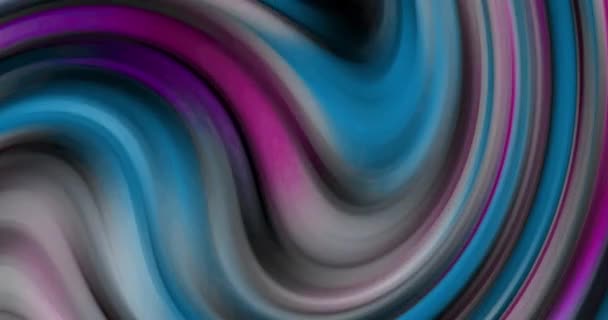 Waving Twirl Colorful Rainbow Background Abstract Colorful Background Waves Video — Wideo stockowe