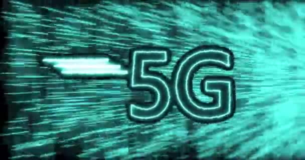 High Speed Internet Network Communication Technology Internet — Stock Video