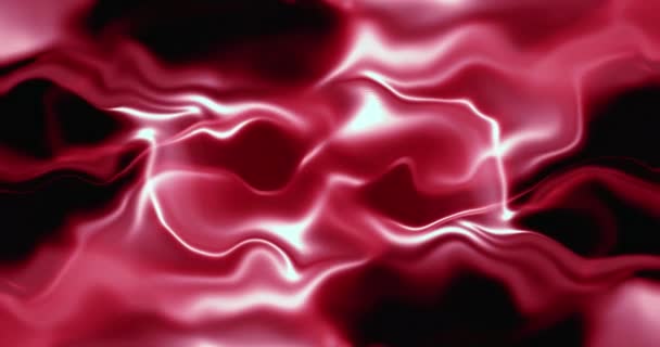 抽象的なカラフルな波の背景 カラフルなペイントインク液体 抽象的な液体波です 4K解像度に対する抽象的な背景 — ストック動画