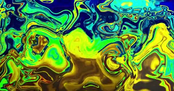 Ink Abstract Liquid Motion Wave Resolution — Stock Video