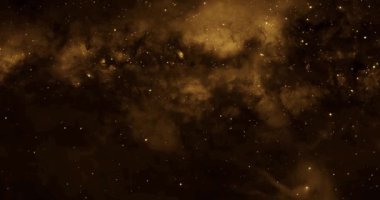 Animasyon Uzay Galaksisi arka planı. Renkli Samanyolu ile 3D uzay. Dünya 'nın güzel galaksisi 4k çözünürlükte..