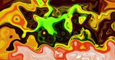 Soyut türbülans hareket arkaplanı. Çalkantılı sıvı renk arkaplan 4k video.