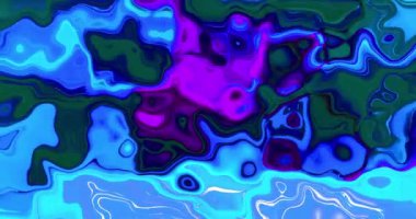 Soyut türbülans hareket arkaplanı. Çalkantılı sıvı renk arkaplan 4k video.