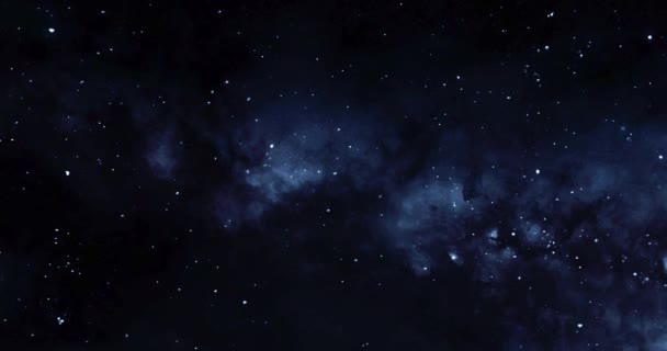 Κινούμενο Φόντο Γαλαξία Διαστήματος Χώρος Πολύχρωμο Γαλακτώδες Τρόπο Όμορφος Γαλαξίας — Αρχείο Βίντεο