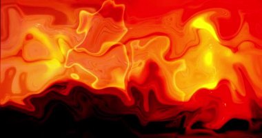 Soyut türbülans hareket arkaplanı. Çalkantılı sıvı renk arkaplan 4k video.