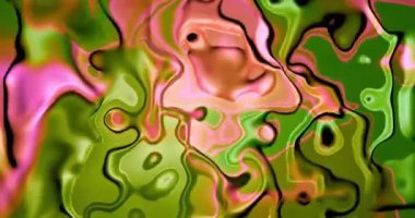 Soyut türbülans hareket arkaplanı. Çalkantılı sıvı renk arkaplan 4k video.