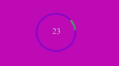 Siyah arkaplanda bozulma etkisi izole edilmiş ilerleme çubuğu yükleme döngüsü canlandırması.