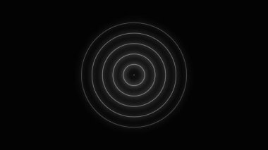 Geometric too much bright circle on black color motion background.