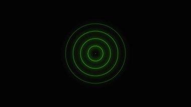 Geometric too much bright circle on black color motion background.