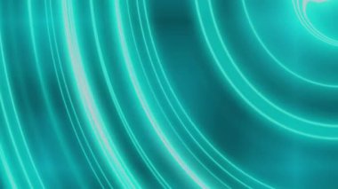 Cyan color glowing wave line motion graphics design glossy background.