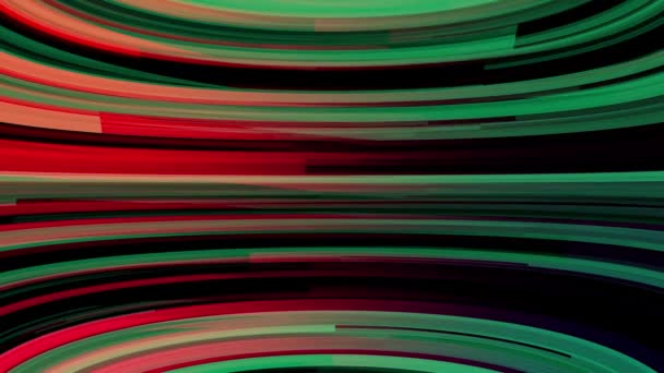 Fondo Líneas Curvas Animadas Coloridas Abstractas Con Efecto Gradiente Suave — Vídeos de Stock