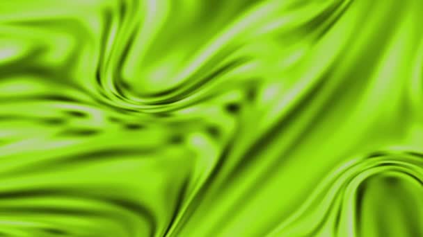 Abstract Geanimeerde Groene Golvende Patroon Achtergrond Met Licht Donker Tinten — Stockvideo