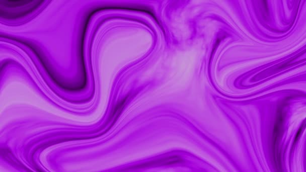 Світло Рожевий Колір Анімований Змішаної Хвилі Рідкого Фону Неоновий Абстрактний — стокове відео