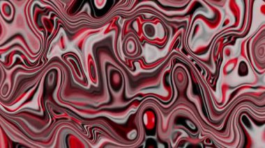 Soyut Animasyon Renkli Dalgalı Düz Duvar parlak okuma renk sıvısı .