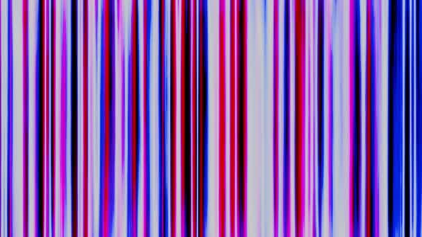 Gloeiende Golvende Strepen Lijn Van Veelkleurige Licht Animatie Achtergrond Mz_822 — Stockvideo