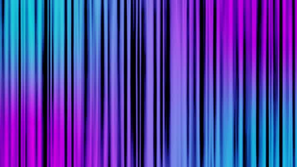 明亮的波浪形条纹线的五彩斑斓的光动画背景 Mz_850 — 图库视频影像