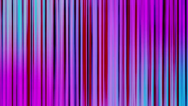 明亮的波浪形条纹线的五彩斑斓的光动画背景 Mz_851 — 图库视频影像