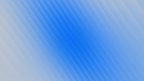 Abstrakter Blauer Hintergrund Mit Animierten Diagonalen Streifenmustern — Stockvideo