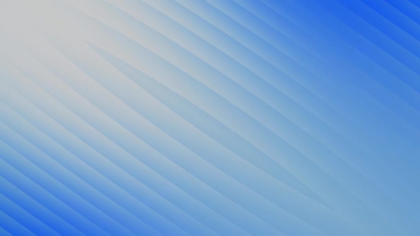 アニメーションされた斜めの縞模様の抽象的な青い背景 — ストック動画