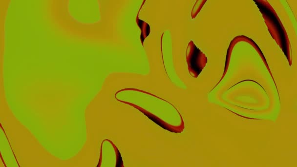 黄色など複数の色で作られた抽象的なイラスト Motion Video — ストック動画