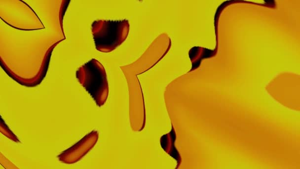 Abstrakcyjna Ilustracja Wykonana Wieloma Kolorami Takimi Jak Yellow Motion Video — Wideo stockowe