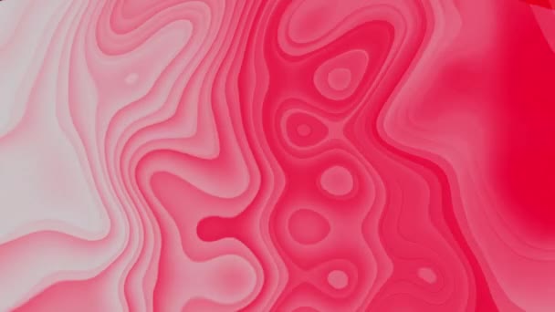 Abstrait Animation Couleur Ondulé Lisse Mur Lumineux Lire Couleur Liquide — Video