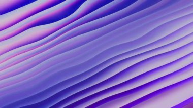 Grafik tasarımı veya duvar kağıdı için uygun, grafiksel gölgelerle canlandırılmış soyut mor dalgalı arkaplan.