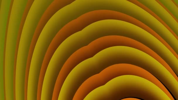 Абстрактный Оранжевый Черный Анимированный Рисунок Идеально Подходящий Фона Элементов Графического — стоковое видео