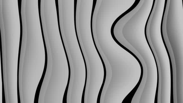 Αφηρημένη Πολύχρωμο Λευκό Μοντέρνο Κυματιστό Φόντο Κινούμενα Mz_1044 — Αρχείο Βίντεο