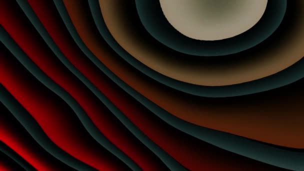 Абстрактный Белый Трехцветный Восковой Фон Оживил Mz_1047 — стоковое видео