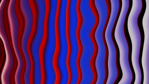 Gloeiende Kleuren Abstracte Achtergrond Vloeibare Animatie Mz_1068 — Stockvideo