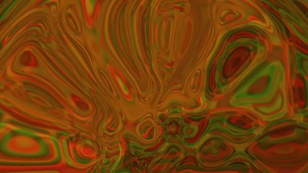 Gloeiende Kleuren Abstracte Achtergrond Vloeibare Animatie Mz_1080 — Stockvideo