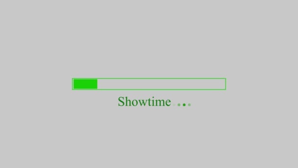 白网白色背景的安装程序在屏幕加载条动画 Mz_1147 — 图库视频影像