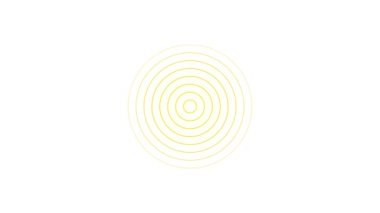 Beyaz zemin üzerinde dalgaları hareket ettirdiğinde dağılan dairesel yayılma darbesi. m_44