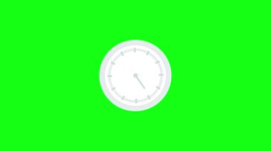 Kronometre saat animasyonu, yeşil arka plandaki saat animasyonunu durdur. m_53