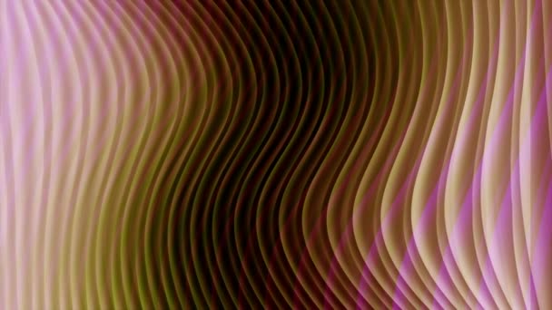 Abstract Animated Waves Liquid Multicolored Gradient Different Gradients Background M_16 — Stock Video