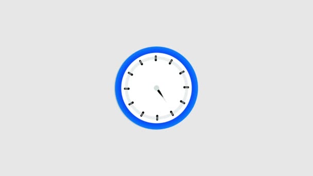 Cronômetro Animação Relógio Parar Relógio Animado Fundo Branco M_54 — Vídeo de Stock