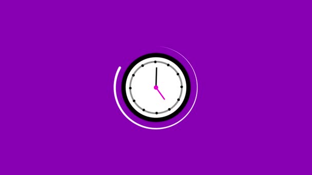 Cronômetro Animação Relógio Cronômetro Animado Fundo Azul M_61 — Vídeo de Stock