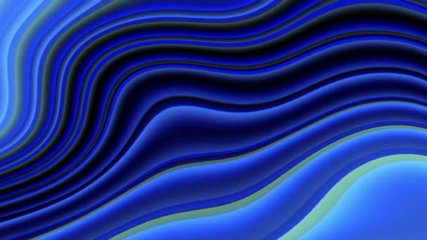 Абстрактний Спіральний Рух Анімований Фон Абстрактні Сині Смуги Викручують Фон — стокове відео