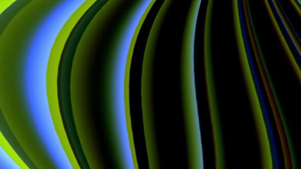 Streszczenie Ruchu Spiralnego Animowane Tło Abstrakcyjne Niebieskie Paski Twirl Tło — Wideo stockowe