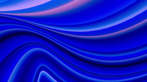 Abstract Spiral Motion Animated Background Abstract Blue Stripes Twirl Background — Stock Video