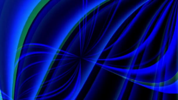 Abstracte Spiraal Beweging Geanimeerde Achtergrond Abstracte Blauwe Strepen Wervelende Achtergrond — Stockvideo
