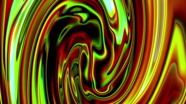 Abstrakt Spiral Rörelse Glödande Flytande Animerad Bakgrund Abstrakta Blå Ränder — Stockvideo