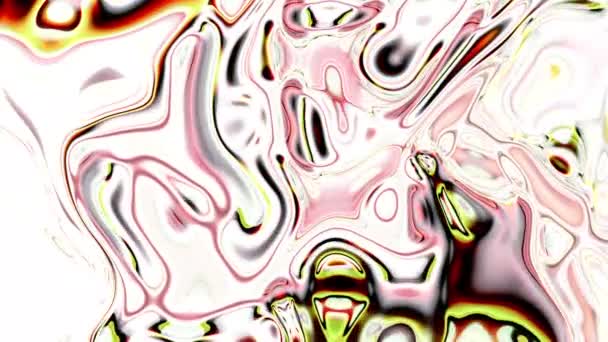 Абстрактний Спіральний Рух Світиться Рідкому Анімованому Фоні Абстрактні Сині Смуги — стокове відео